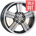 CSA Edge 16x7 5x114.3 +10 Gunmetal Machined Face - Wheels