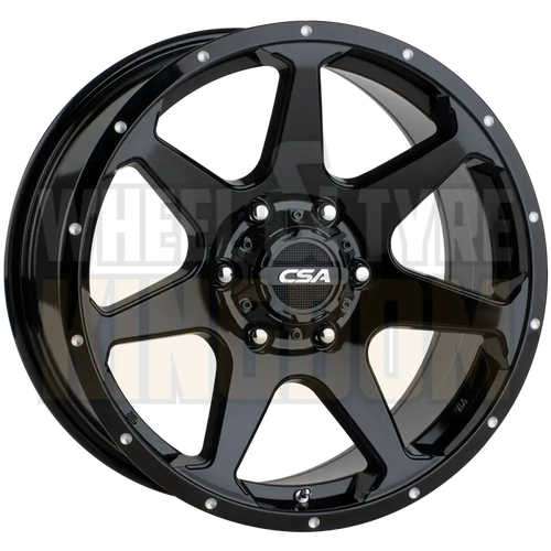 CSA Hawk 17x9 5x150 +40 Gloss Black - Wheels