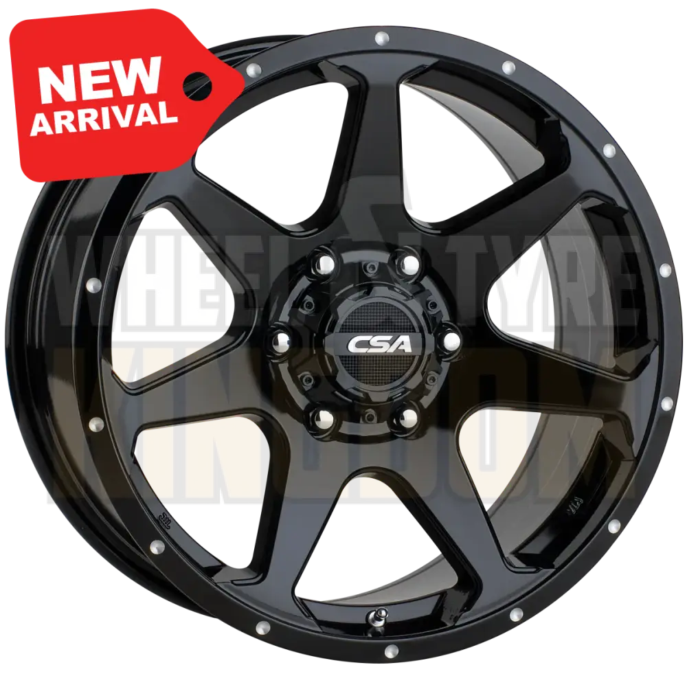 CSA Hawk 18x9 6x139.7 +20 Gloss Black - Wheels