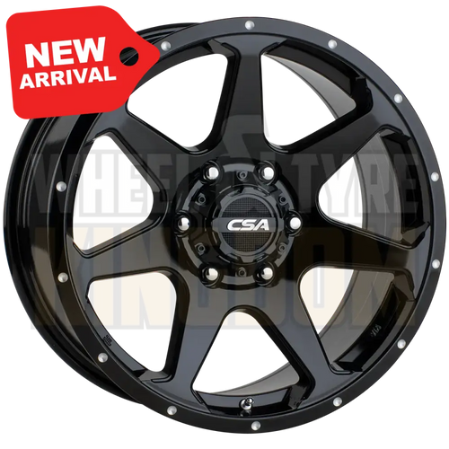 CSA Hawk 18x9 6x139.7 +20 Gloss Black - Wheels
