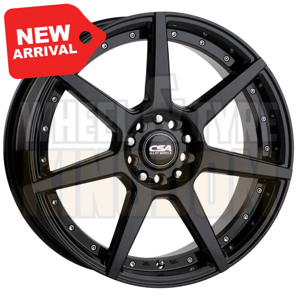CSA Hornet 15x6.5 5x108-114.3 +40 Gloss Black - Wheels