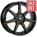 CSA Hornet 18x8 5x115-120 +45 Gloss Black - Wheels