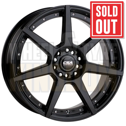 CSA Hornet 18x8 5x115-120 +45 Gloss Black - Wheels