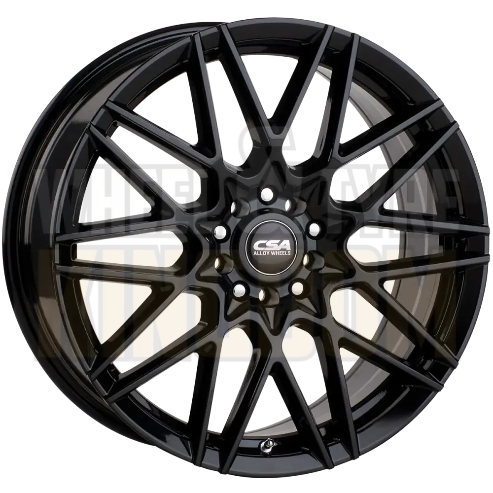 CSA Hotwire 17x7 5x100-112 +39 Gloss Black - Wheels