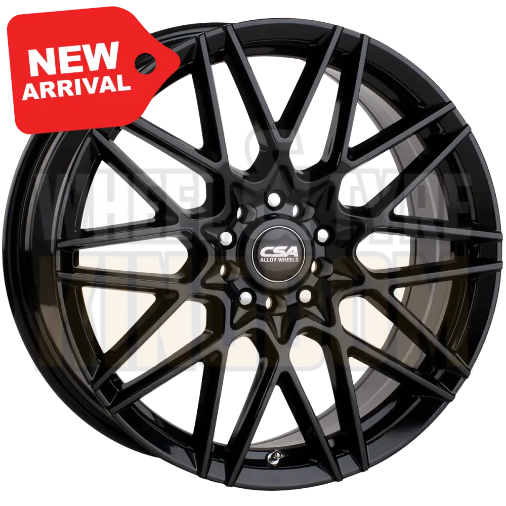CSA Hotwire 17x7 5x100-112 +39 Gloss Black - Wheels