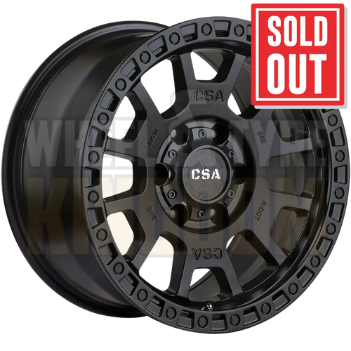 CSA Kinetic 17x9 5x127 +20 Satin Black - Wheels