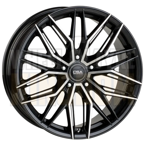 CSA Maranello GT 17x8 5x108 +43 Dark Graphite Machined Face - Wheels