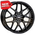 CSA Milan 17x7 4x100-108 +40 Gloss Black - Wheels