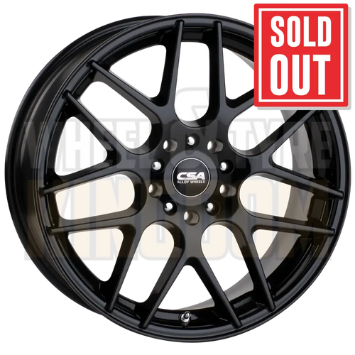 CSA Milan 17x7 5x100-112 +39 Gloss Black - Wheels