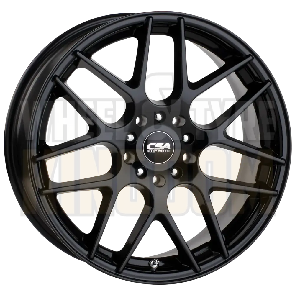 CSA Milan 17x7 5x100-112 +39 Gloss Black - Wheels
