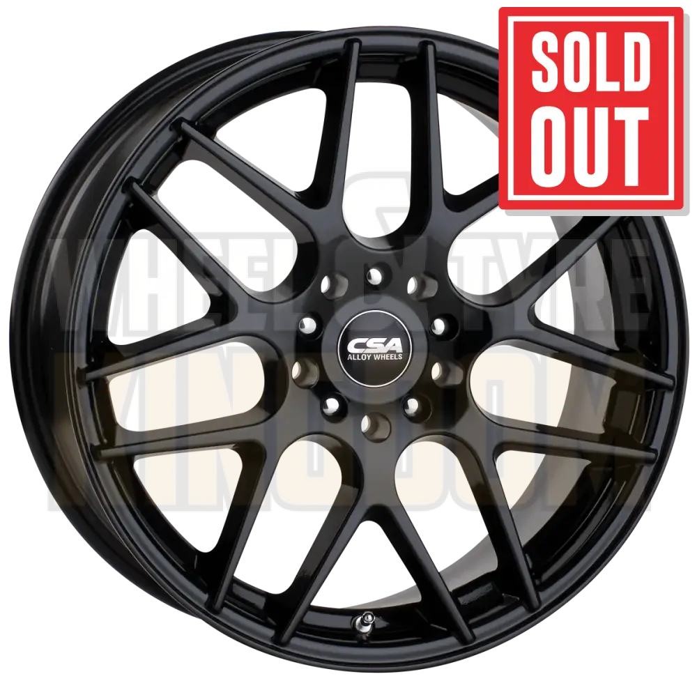 CSA Milan 18x8 5x108-114.3 +45 Gloss Black - Wheels