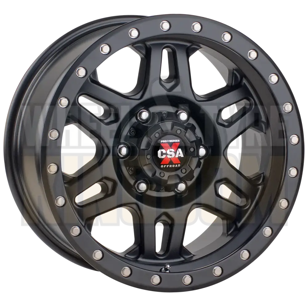 CSA Militant 17x9 6x139.7 +18 Satin Black - Wheels