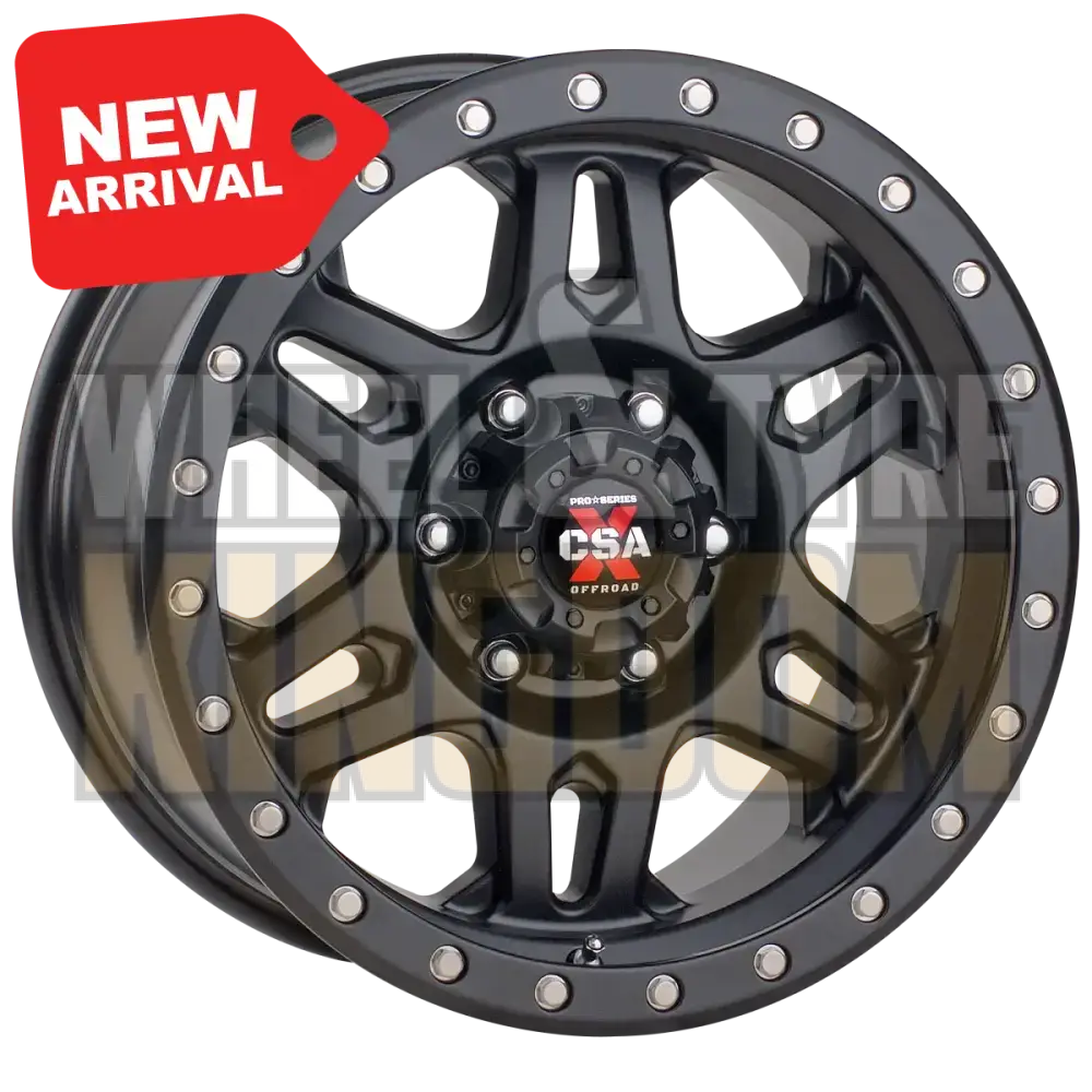 CSA Militant 17x9 6x139.7 +18 Satin Black - Wheels