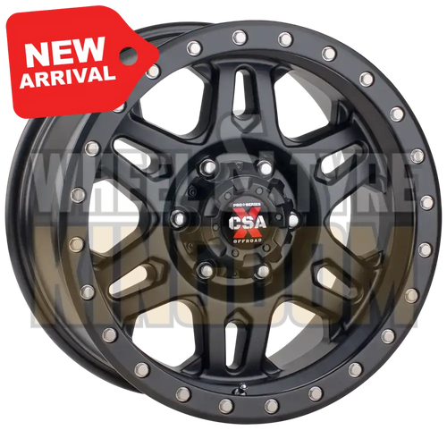 CSA Militant 17x9 6x139.7 +18 Satin Black - Wheels