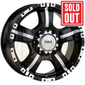 CSA Monster 16x7 6x139.7 +20 Gloss Black Machined Face - Wheels