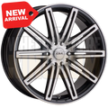 CSA Nitrous 14x6 4x100-114.3 +38 Gunmetal Black Machined Face - Wheels