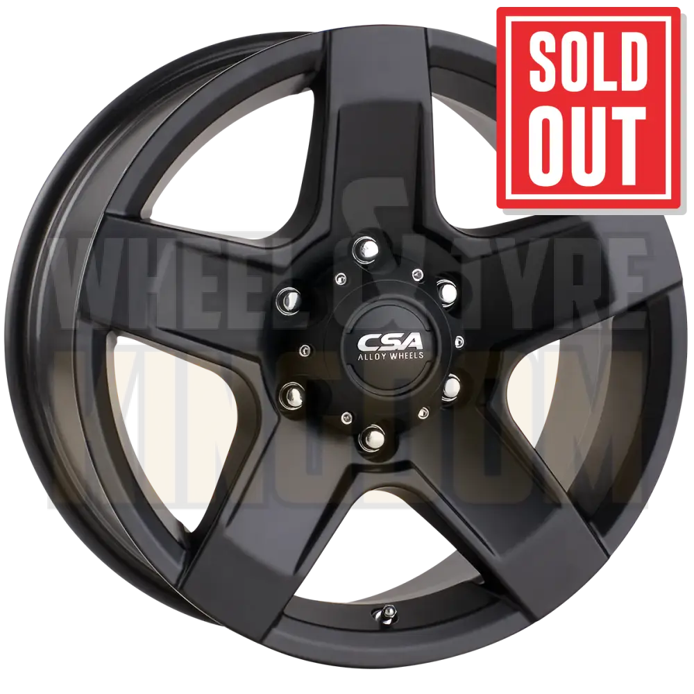 CSA Outlaw 17x8 5x114.3-120 +35 Satin Black - Wheels