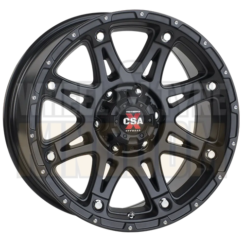 CSA Predator 17x8.5 6x139.7 +35 Satin Black - Wheels