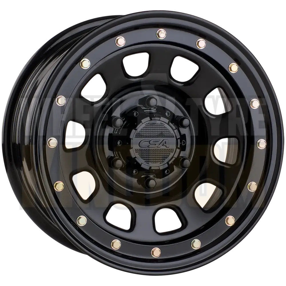CSA Ranger MT - D-Hole 16x8 6x114.3 +20 Black Imitation Beadlock - Wheels