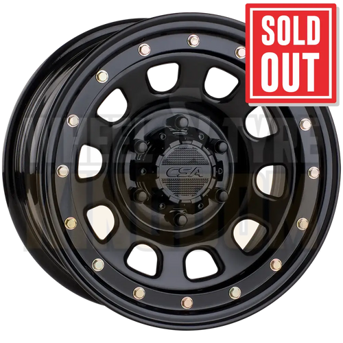 CSA Ranger MT - D-Hole 16x8 6x139.7 +35 Black Imitation Beadlock - Wheels