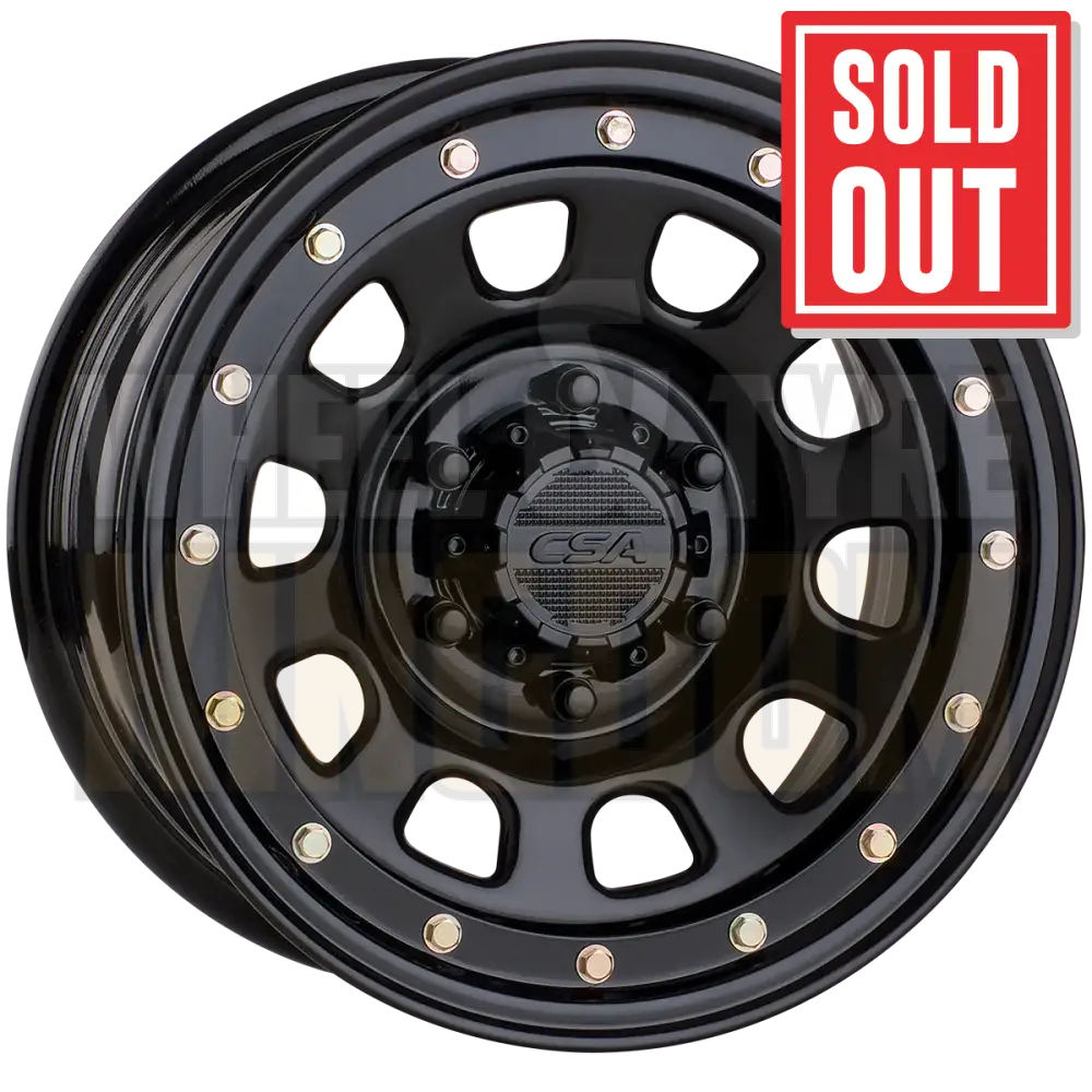 CSA Ranger MT - D-Hole 17x9 5x150 -50 Black Imitation Beadlock - Wheels