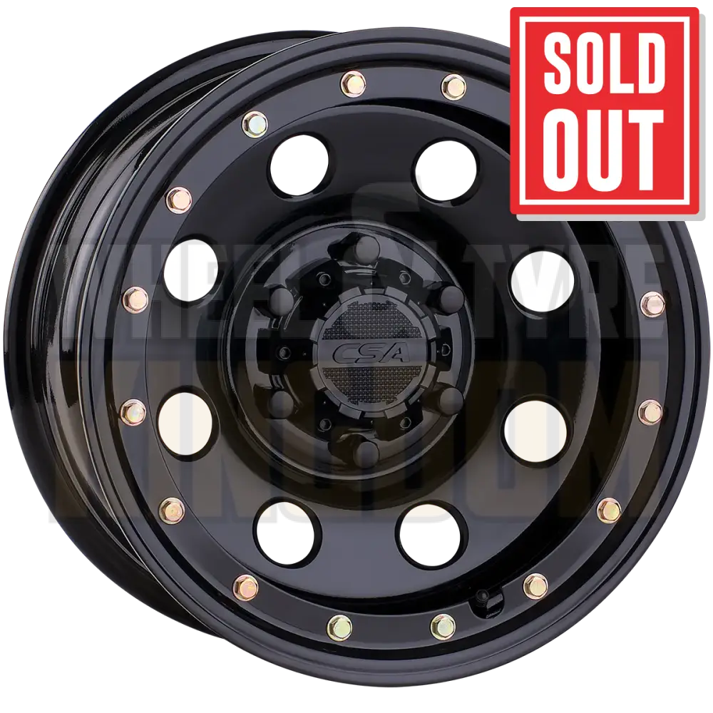 CSA Ranger MT - R-Hole 16x8 6x139.7 +25 Black Imitation Beadlock - Wheels