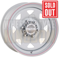 CSA Ranger Steel 14x5 5x108 +5 White - Wheels