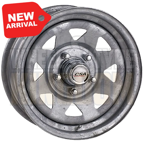 CSA Ranger Steel 14x5 5x114.3 +5 Galvanised - Wheels