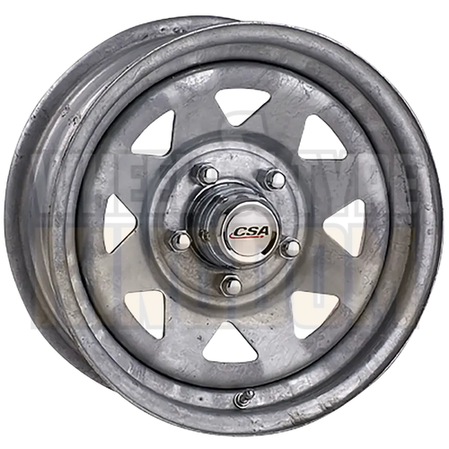CSA Ranger Steel 14x5 5x120.65 +5 Galvanised - Wheels