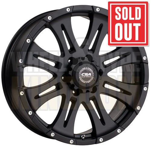 CSA Raptor Small Cap 17x8 6x114.3 +40 Satin Black - Wheels
