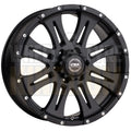 CSA Raptor Small Cap 18x8 5x114.3-120 +35 Satin Black - Wheels