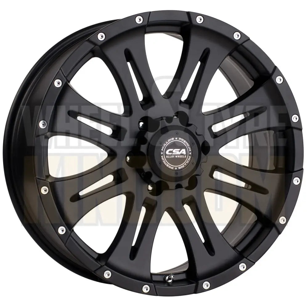 CSA Raptor Small Cap 18x8 5x114.3-120 +35 Satin Black - Wheels