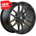 CSA Razorback 17x9 6x139.7 +20 Satin Black - Wheels