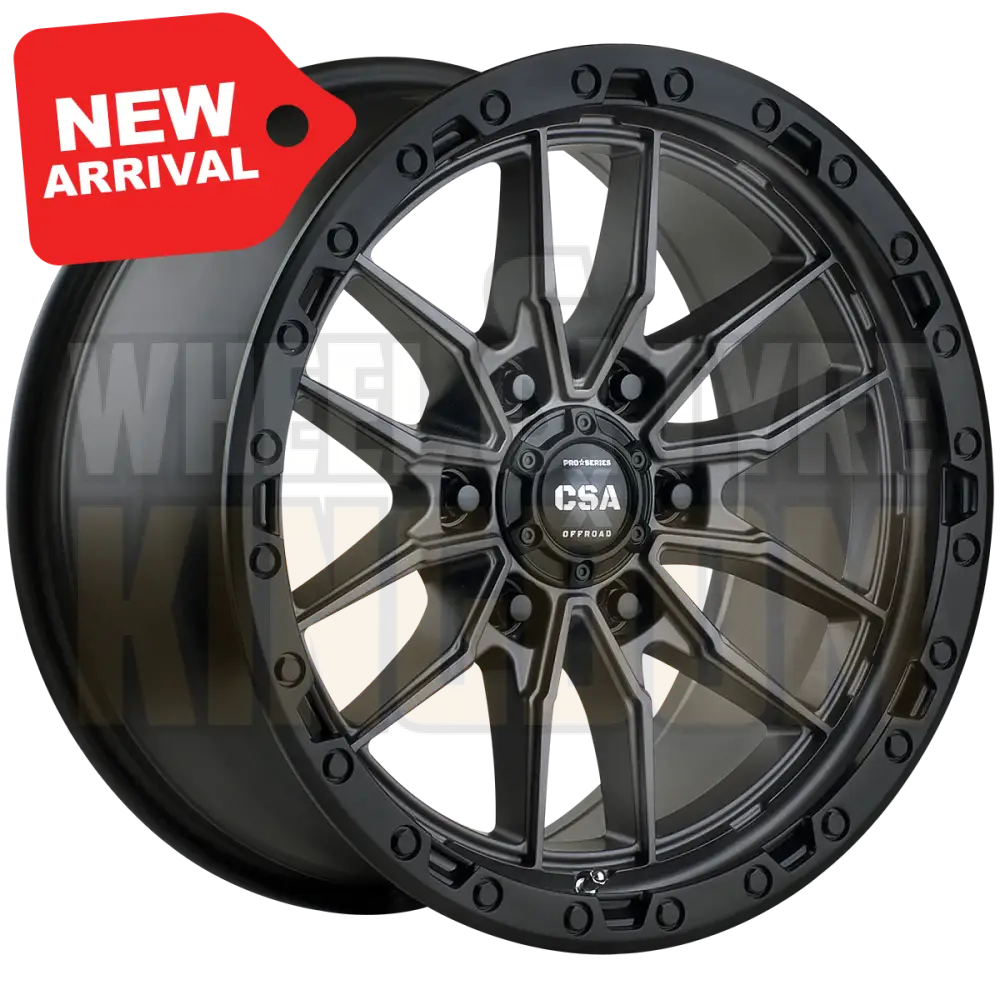 CSA Razorback 17x9 6x139.7 +35 Satin Black - Wheels
