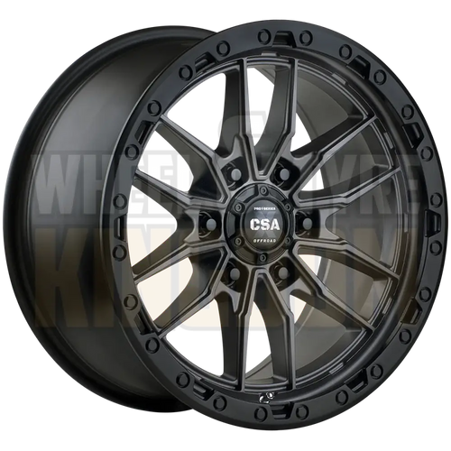 CSA Razorback 18x9 6x130 +30 Satin Black - Wheels