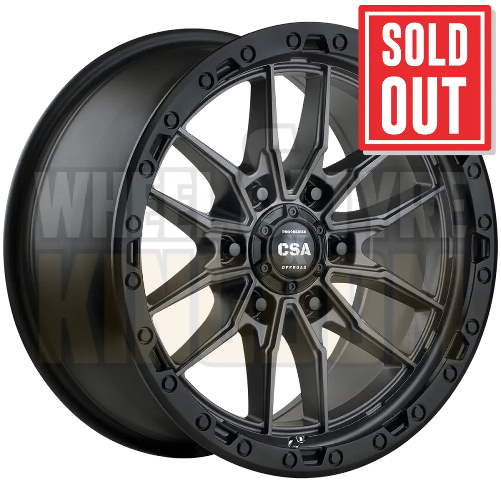 CSA Razorback 18x9 6x130 +30 Satin Black - Wheels