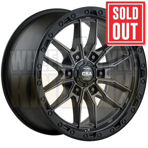 CSA Razorback 18x9 6x130 +30 Satin Black - Wheels