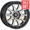 CSA Recoil 17x8.5 6x139.7 +10 Satin Black Machined Face - Wheels