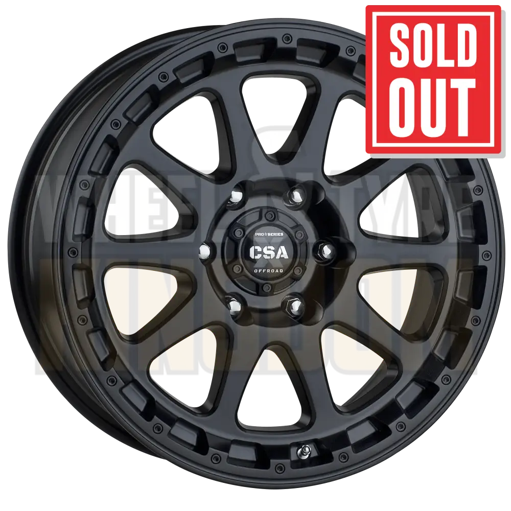 CSA Recoil 18x8.5 6x130 +30 Satin Black - Wheels