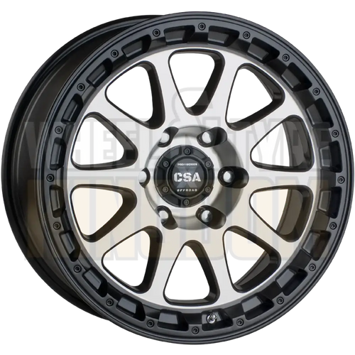 CSA Recoil 18x8.5 6x139.7 +35 Satin Black Machined Face - Wheels