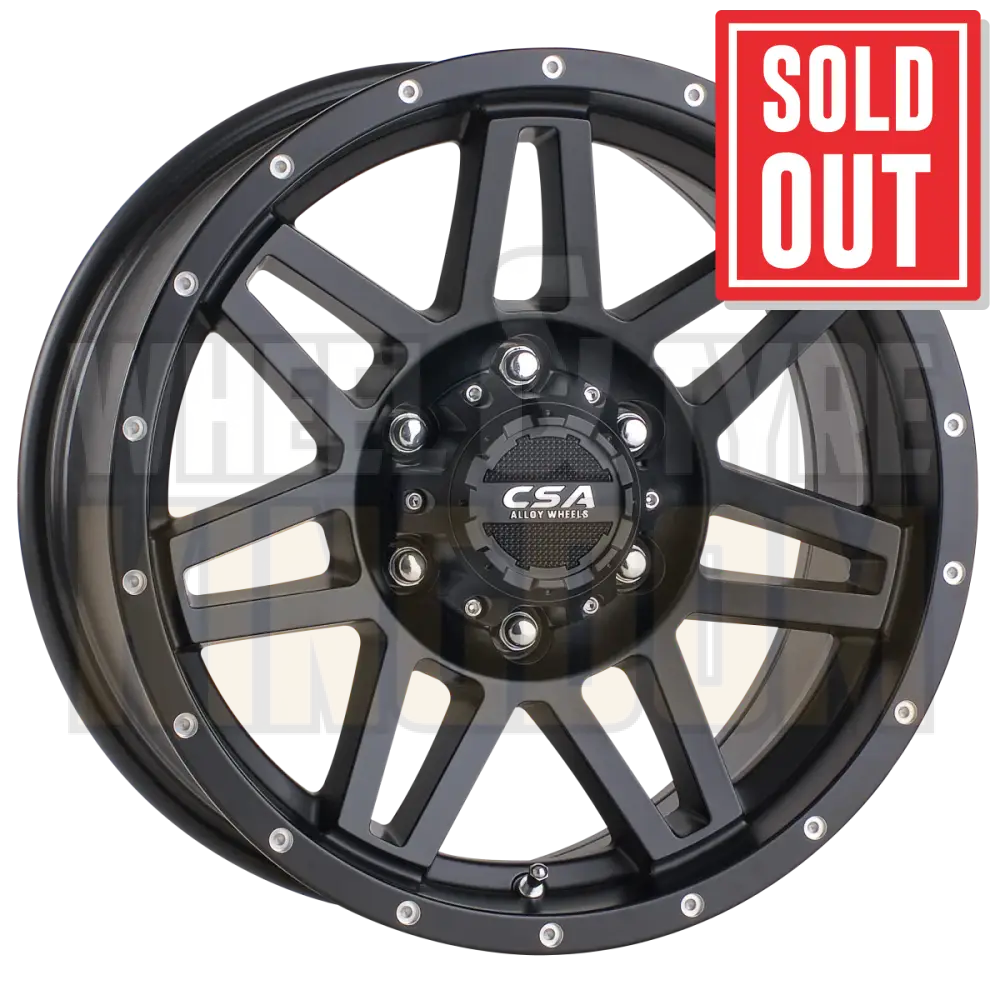 CSA Renegade 16x8 6x139.7 +20 Satin Black - Wheels