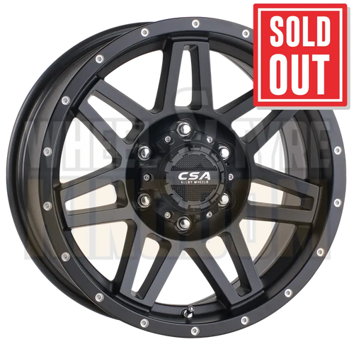 CSA Renegade 16x8 6x139.7 +20 Satin Black - Wheels