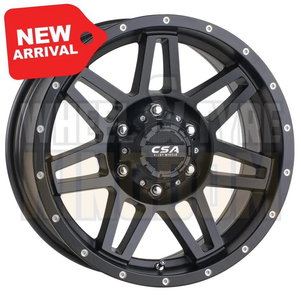 CSA Renegade 17x8 6x139.7 +20 Satin Black - Wheels
