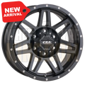 CSA Renegade Trailer/Caravan 15x6.5 6x139.7 Zero Satin Black - Wheels