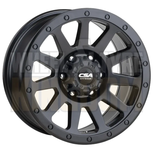 CSA Ridgeline 15x7 5x114.3 Zero Satin Black - Wheels