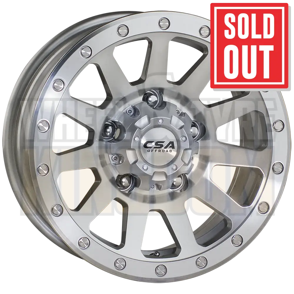 CSA Ridgeline 15x7 5x139.7 Zero Full Machined - Wheels