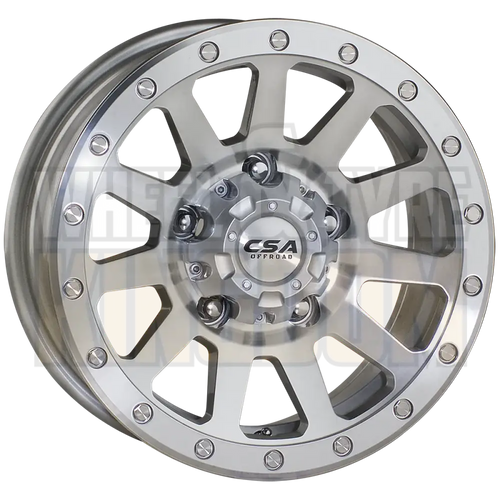 CSA Ridgeline 15x7 5x139.7 Zero Full Machined - Wheels