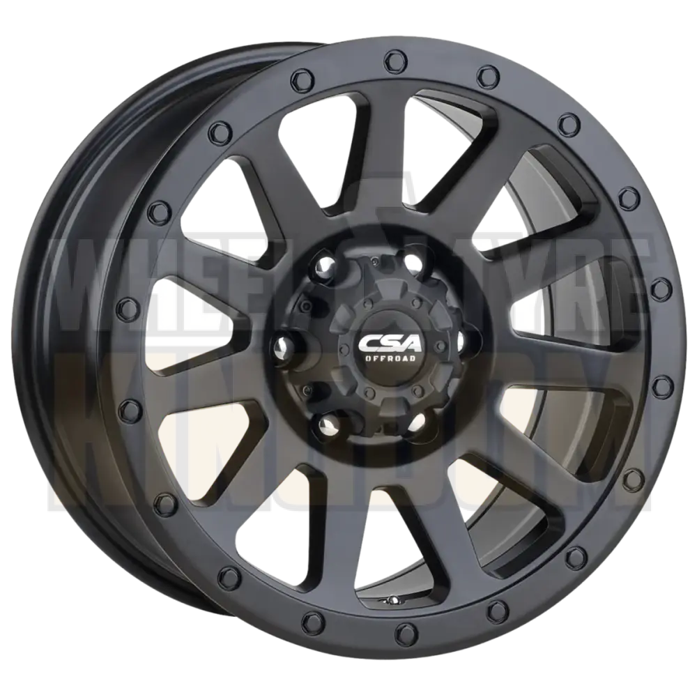 CSA Ridgeline 15x7 6x139.7 Zero Satin Black - Wheels