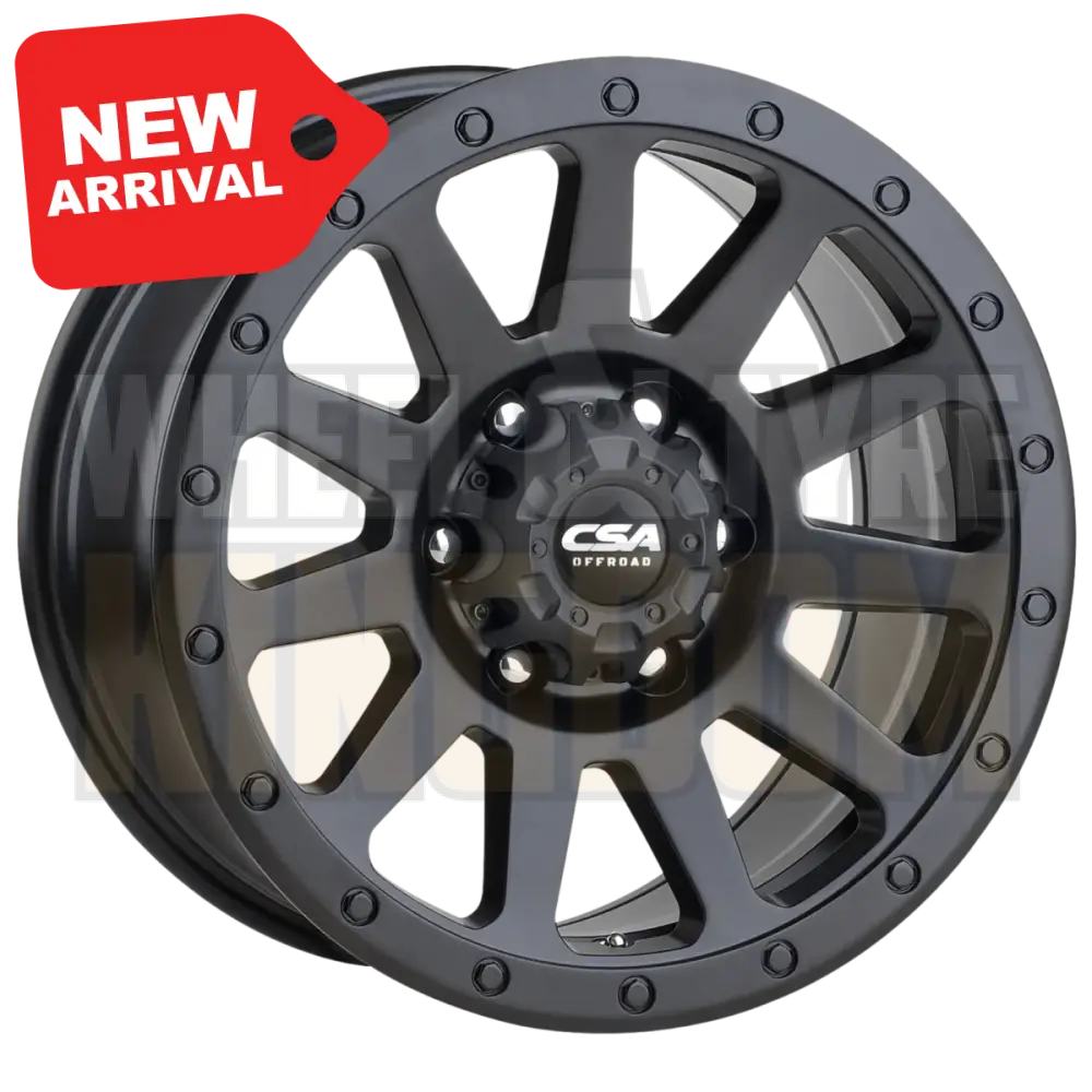 CSA Ridgeline 17x9 5x150 +35 Satin Black - Wheels
