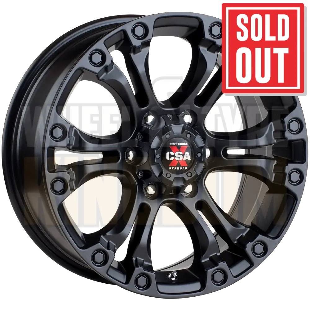 CSA RT Pro 18x8 6x139.7 +35 Satin Black - Wheels
